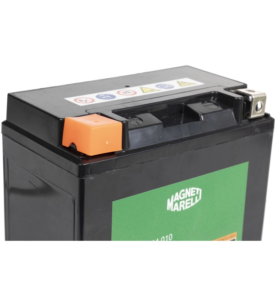 MAGNETI MARELLI BATTERIA MOTO E SCOOTER 12AH 12V 150A TECNOLOGIA AGM SIGILLATA POLO POSITIVO SINISTRO